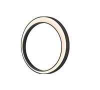 Applique murale LED ronde en forme de lune, étanche IP65, en acier inoxydable, pour porche, atmosphère romantique de lune, applique murale pour villa, hôtel, jardin, garage, patios extérieurs (taille