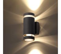 Applique murale LED ronde, indice de protection IP65, aluminium, lumière blanc chaud, e ETL