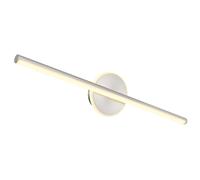 Applique murale LED salle de bain lampe de salle de bain applique miroir lumière moderne, métal nickel acrylique opale, 10W 720Lm blanc neutre, L 60,8 cm