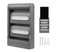 Applique murale LED solaire extérieure IP44 avec capteur crépusculaire