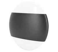 Applique murale LED Valant, 10W, 4000K, 850LM, IP65, couleur graphite, marque Bemko, modèle 6257