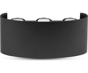 Applique murale LED VT-846 noire 5 W, blanc neutre, 630 lm, aluminium, dimensions : 8 x 17 x 4 cm, IP65, V-TAC
