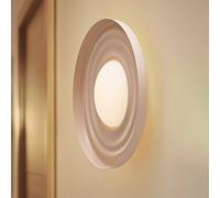 Applique murale LED Waves Lindby, beige, Salon / Salle à manger, Métal, Moderne, Applique Murale LED