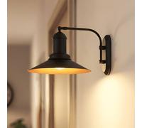 Applique murale Lorato ROYALTECH, dimmable, noir, Salon / Salle à manger, Métal, Vintage, Applique Murale