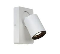 Applique murale Lucide Nigel GU10 5W 3000K blanc/noir