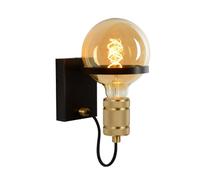 Applique murale Lucide Ottelien E27 60W noir/or 30271/01/30