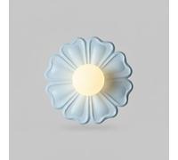 Applique Murale Ludique En Forme de Pétales de Fleurs, Lampe Murale Décorative Moderne En Résine Et Pc, Luminaire Led G4 Coloré Encastré, Éclairage D'Ambiance Esthétique Pour Chambre D'Enfant, Chambre
