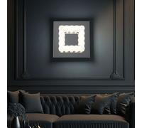 Applique Murale Lumière pour Salle à Manger Cristaux 1 Feux Argent LED L 18 CM