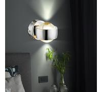 Applique Murale Luminaire Sportif Couloir 2 à Flammes Up Bas Métal Chaude 2x LED