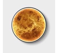 Applique murale Lune de 50 cmavec télécommande, Lampe murale LED effet 3D