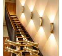 Applique murale magnétique LED moderne, applique murale LED sans fil avec capteur, lampe décorative murale LED dimmable, veilleuse de chevet sans fil LED pour chambre, convient pour le couloir, la sal