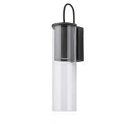 Applique murale Manacor 1xGU10 noir verre clair Light Prestige