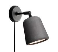 New Works Applique murale Material Dark grey concrete