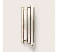 LEDKIA LIGHTING Applique Murale Métal et Verre Bredos Doré E14