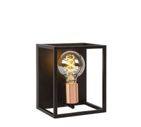 Applique murale métal Lucide Arthur noir/cuivre E27 40W