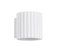 SOLLUX lighting Applique murale d'intérieur - Applique aluminium - 1 flamme - Ampoule LED - Aura blanche