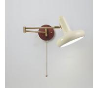 Applique Murale Moderne Couleur Crème Lampe de Lecture pour Chambre à Coucher Bras Articulé Pliable Et Rétractable Réglable Interrupteur Marche/Arrêt pour Salon Ou Hôtel