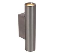 Applique murale moderne grise tube lumière haut/bas 2xMR11 3,8W