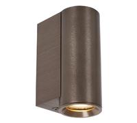 Applique murale moderne marron tube bas 1xMR11 3,8W DUPLA Lucide