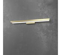 Applique murale moderne, modèle "Four Squares", en aluminium doré, avec éclairage LED de 40W