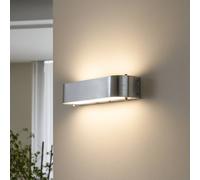 Applique murale Nika Lindby, dimmable, gris, Chambre à coucher, Métal, Moderne, Applique Murale