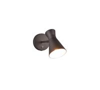 Applique murale noire interrupteur ENZO E27 10W RL