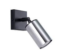 Sollux Lighting Winx applique murale 1x10 W noir-chrome SL.1366