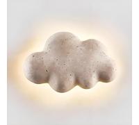 Applique Murale Nuage Mignonne Pour Chambre D'Enfant, Style Travertin Jaune, Led, Luminaires En Pierre de Style Nordique Moderne Pour Chambre de Garçon Ou de Fille, À Poser Au Chevet de La Chambre D'E