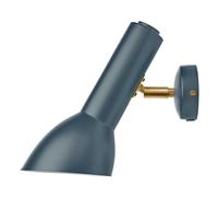 Applique murale oblique Bleu pétrole/Laiton