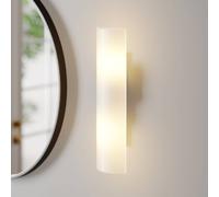 Applique murale Ophelia Lindby, dimmable, blanc, Couloir, Verre, Moderne, Applique Murale