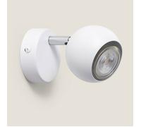 Applique Murale Orientable Aluminium Ates 1 Spot Blanc Blanc