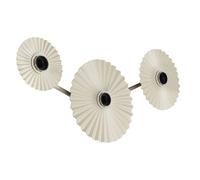 Applique murale OSRAM DECOR Plisse, 3 douilles, E27, acier, beige, minimaliste,