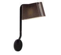 Applique murale Owalo 7030 Secto Design noire avec raccordement direct au mur - Geeignet für Leuchtmittel der Energieklassen A.