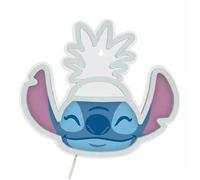 Paladone Applique murale néon LED Lilo & Stitch avec ananas, sous licence officielle Disney avec cordon d'alimentation pour la maison, la chambre, le salon, cadeau pour les fans du film
