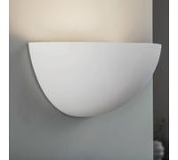 Applique murale Pascali Lindby, dimmable, blanc, Salon / Salle à manger, Plâtre / Terre Cuite, Moderne, Applique Murale