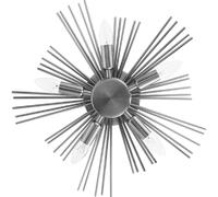 Applique Murale - Plafonnier en Métal - 5 ampoules - Lydia Argenté