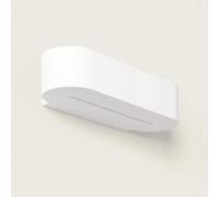 Applique Murale Plâtre Double Éclairage Lonjong Blanc