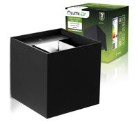 Applique murale LED extérieure PICEA 2x3W 4000K noire haut/bas