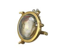 Applique murale pour l'extérieur ronde en laiton de haute qualité hublot maritime IP44 premium D : 14 cm lampe de bateau lampe de bateau applique murale cour jardin éclairage extérieur