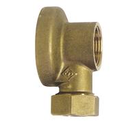 Applique murale pour robinet de puisage pour tube cuivre 14mm x 1/2" Pronorm