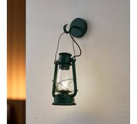 Applique murale Raisa Lindby, dimmable, vert, Salon / Salle à manger, Métal, Industriel, Applique Murale