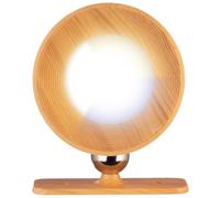 Lunartec Applique murale rechargeable avec LED CCT à intensité variable - aspect bois de pin