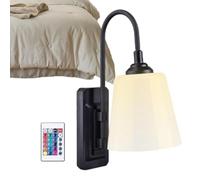 Applique Murale Rechargeable Avec Télécommande 16 Couleurs | Luminaire LED Murale Pour Chambre Pour Salon Décoration D'Intérieur Bureau Appartement Hôtel Boutique Restaurant Bar Ferme