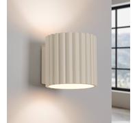 Applique murale RIBLA SOLLUX LIGHTING, dimmable, beige, Salon / Salle à manger, Aluminium, Applique Murale