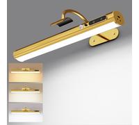 Applique Murale Sans Fil rechargeable, Detecteur Mouvement à Télécommande | Lampe Murale LED Sans Fil, Lumiere Rechargeable USB, Magnétique Eclairage a Pile pour Salle de Bain, Miroir, Vitrines