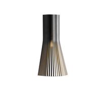Applique murale Secto Small 4231, design Secto, noire avec interrupteur à câble A