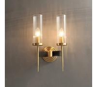 Applique Murale Simple Américaine, Applique Lumineuse, E27, Dressing, Chambre, Couloir De Salon, Terrasse De Villa, Balcon De Jardin./sans Source De Lumière/Double Tête/Lumière Chaude/Double Tête
