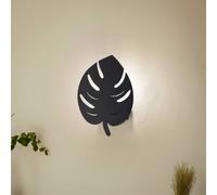 Applique murale Sivani MR-843 Opviq, dimmable, noir, Salon / Salle à manger, Métal, Moderne, Applique Murale