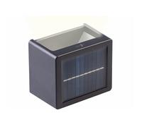 Applique murale solaire à double faisceau réglable up & down CCT 25lm