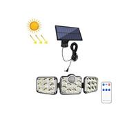 Applique Murale Solaire Extérieure A 3 Têtes Avec Détecteur De Mouvement IP65
